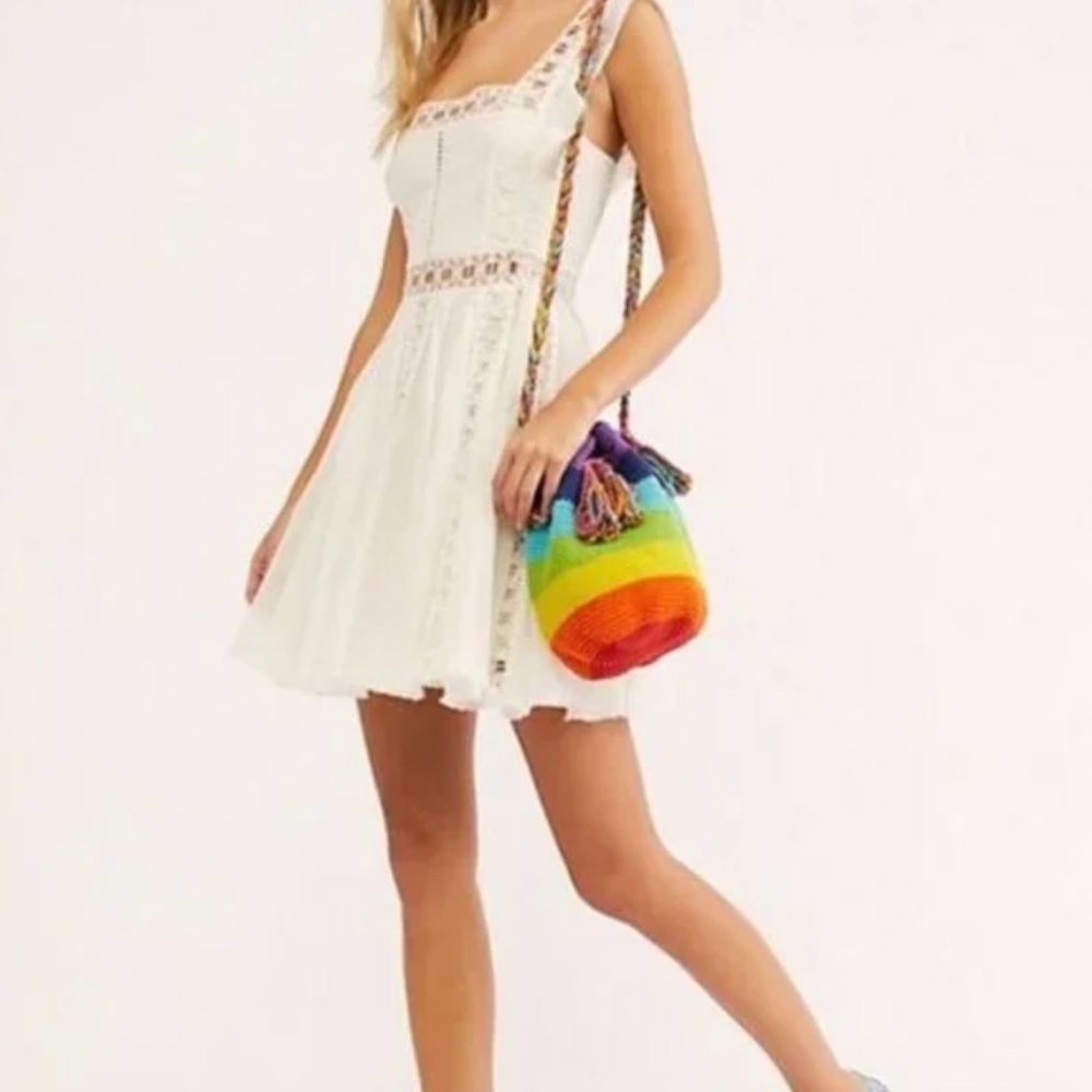 Free People FP One Cream Lace Dress - size S